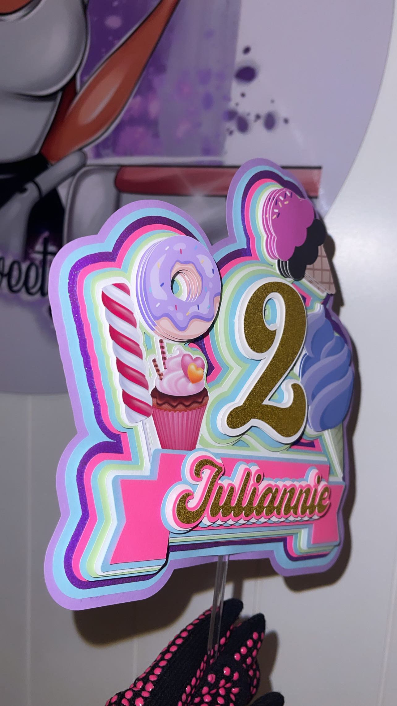 Donuts-Land - Candyland CAKETOPPER