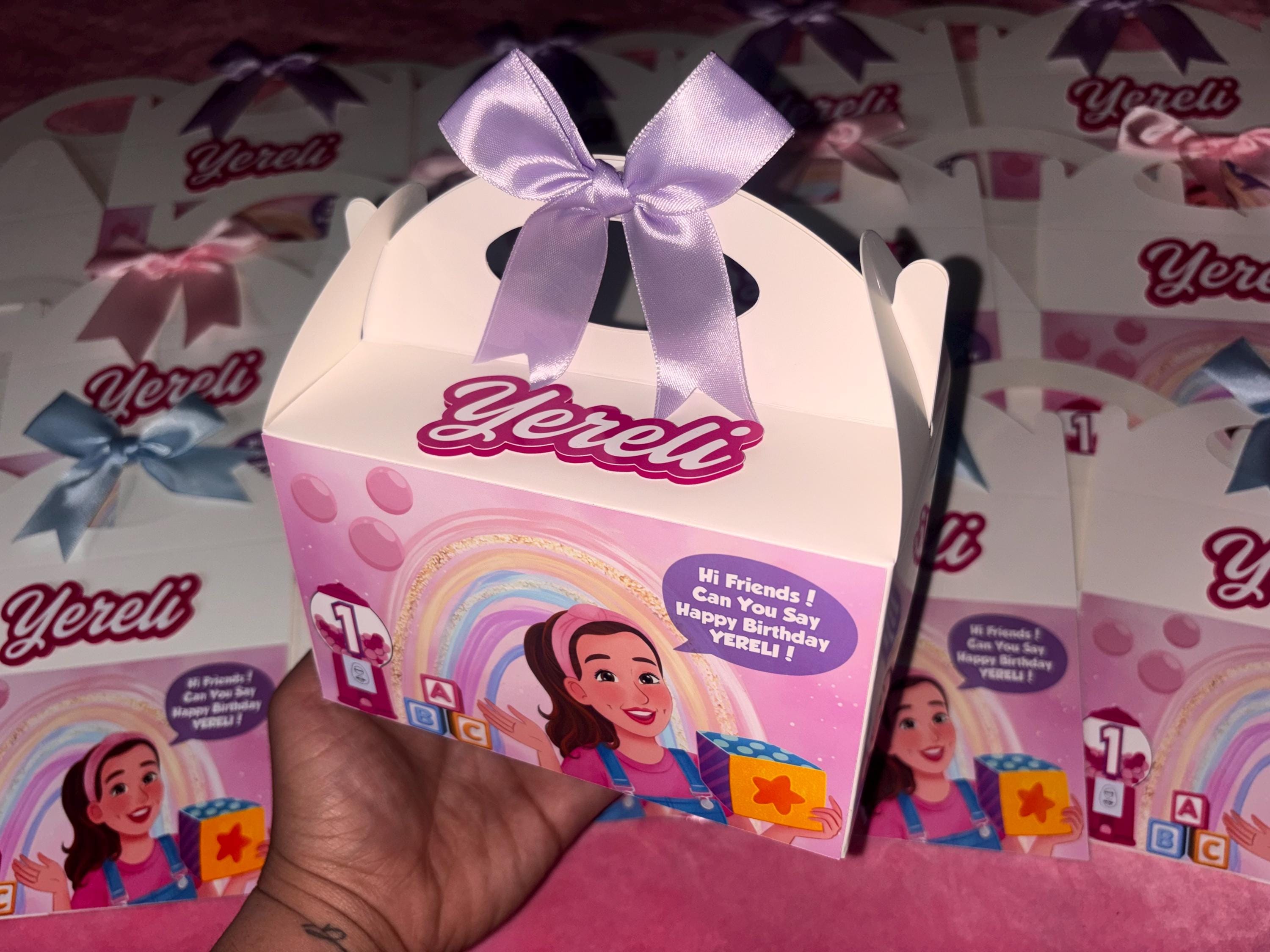 Ms. Rachel Party Favor Treat Box, Ms. Rachel Gable Box - Etsy