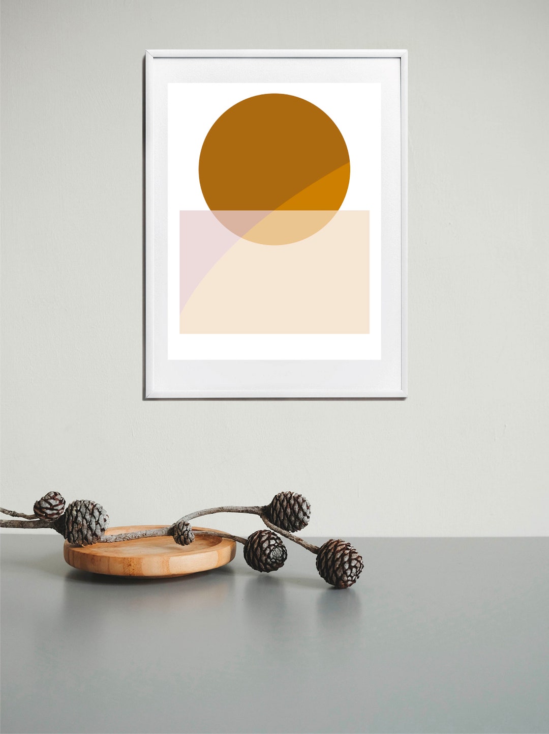 Mid Century Digital Download Printable Art Scandinavian Modern Abstract ...