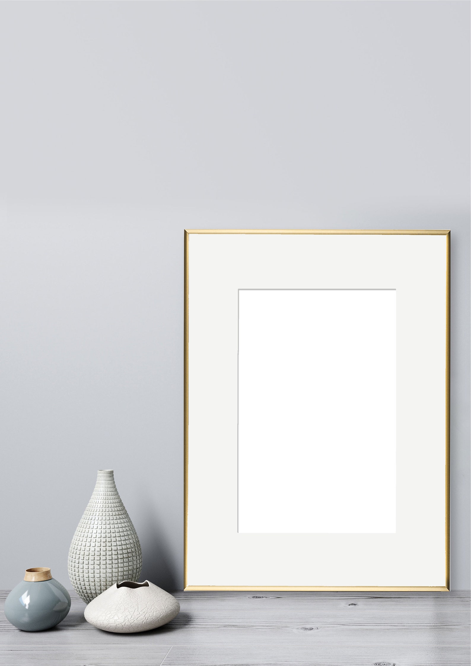 Gold Metal Matte Thin Picture Frame Large Modern Minimalist Etsy