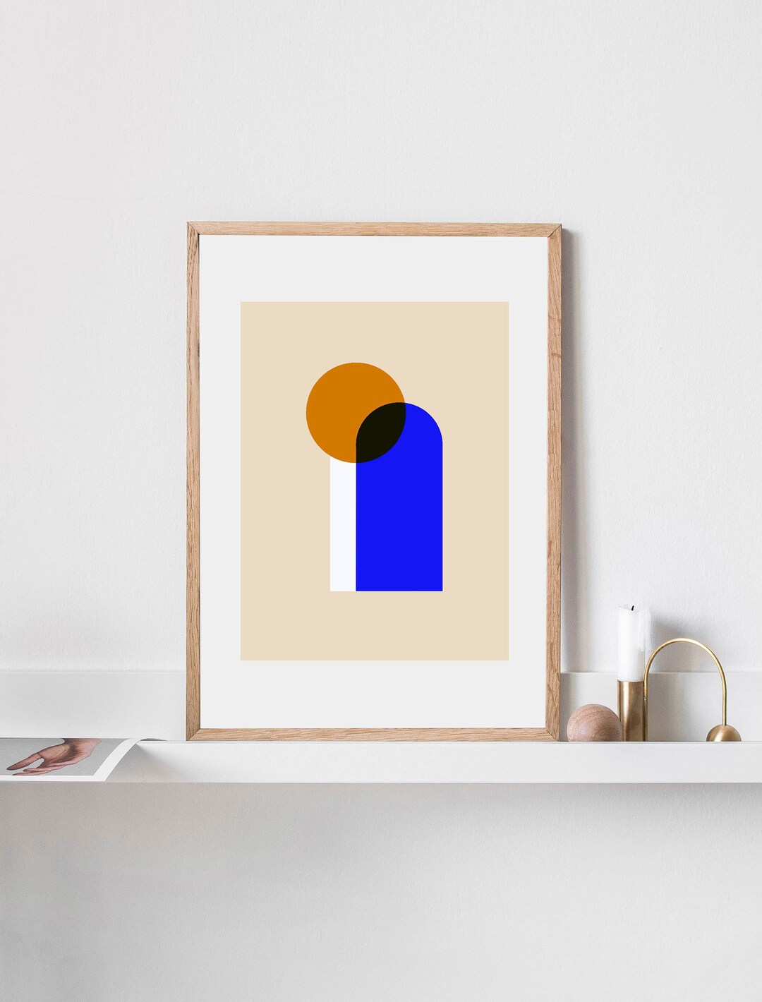 Mid Century Digital Download Printable Art Scandinavian Modern Abstract ...