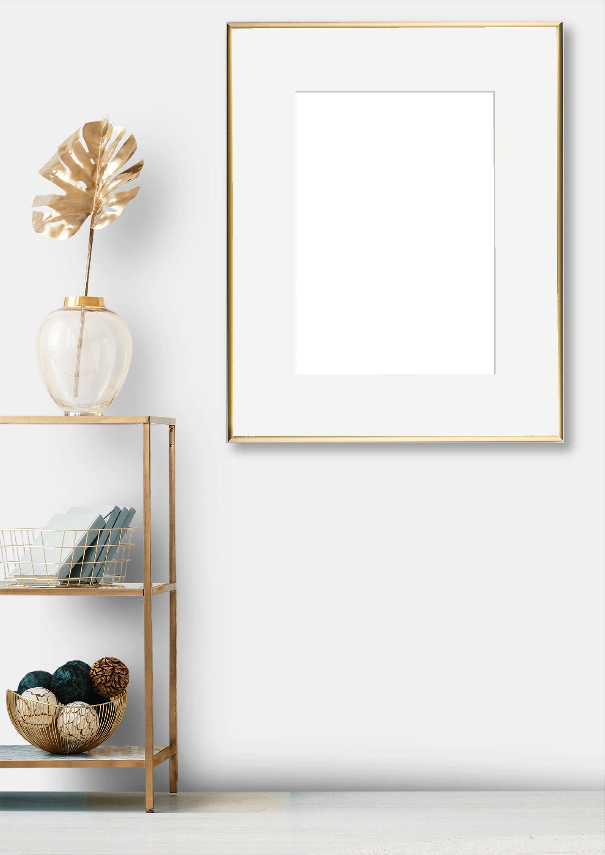 Thin Gold Picture Frame 16X20 at William Ross blog