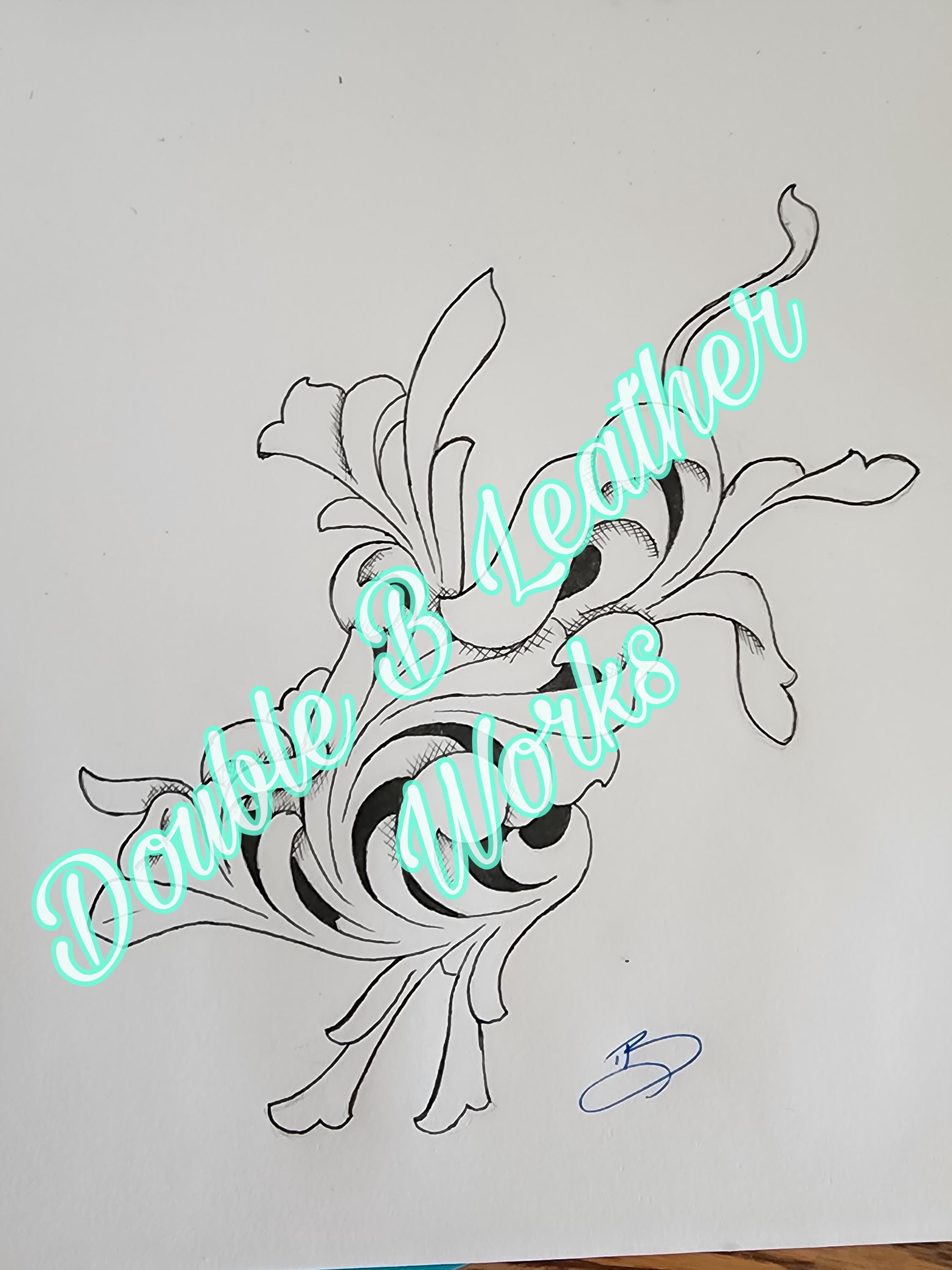 Bull Rider Tooling Pattern - Etsy