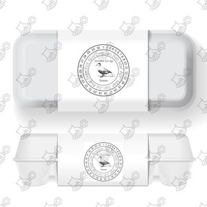 Duck Egg Collection Date Sticker- Ready to Print! --> DIGITAL FILE ONLY<--