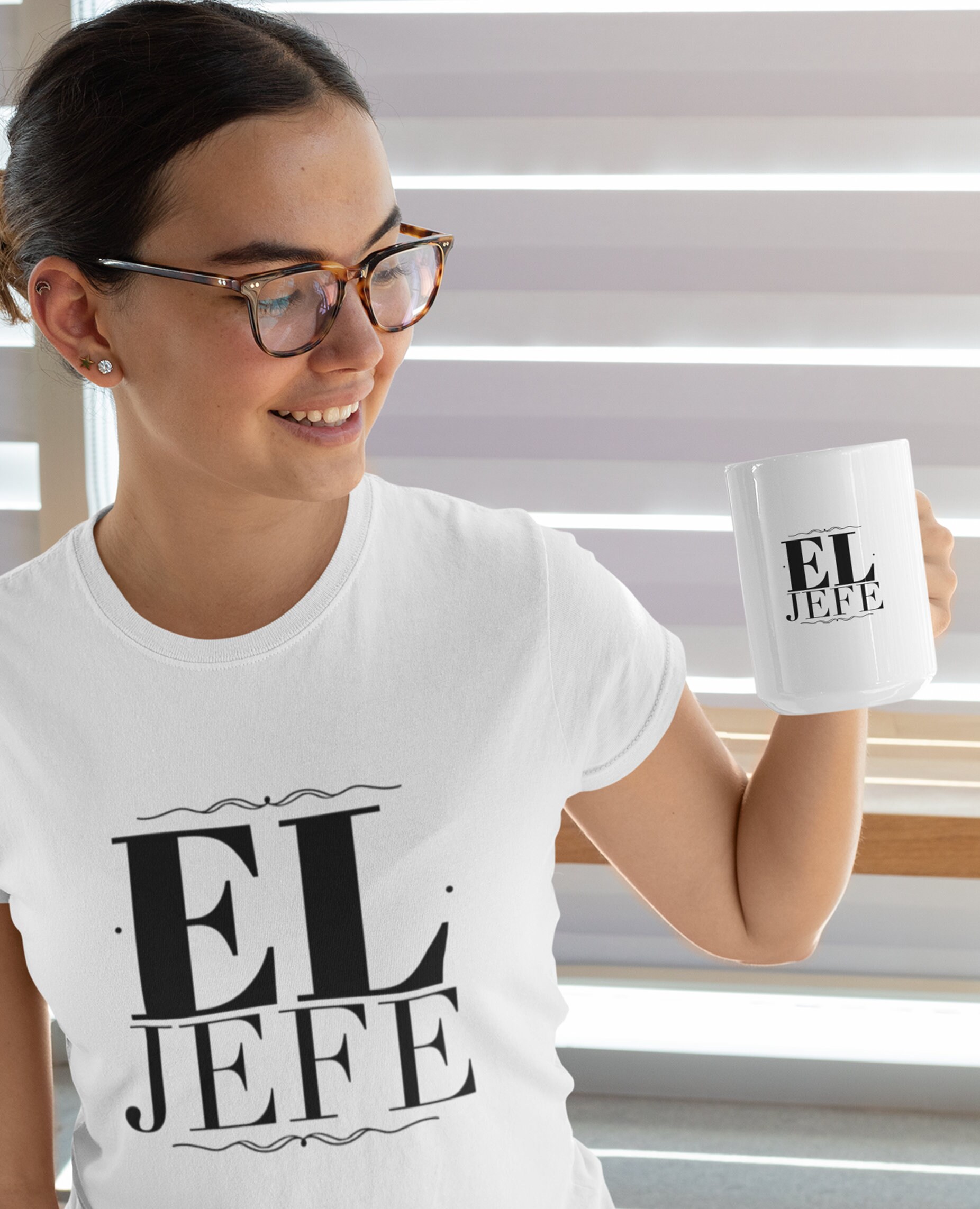 El Jefe The Chief Camiseta / Funny Mexican Gift / Latino Etsy