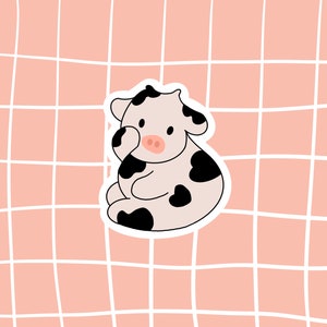 Cow sticker |Cute Cow sticker |Kawaii sticker |Bullet Journal Sticker |Planner sticker |Skateboard sticker |Laptop sticker |Animals stickers