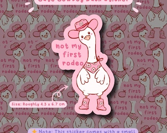 Sticker roze coquette cowboyeend: sticker girly rodeo, sticker cowgirl