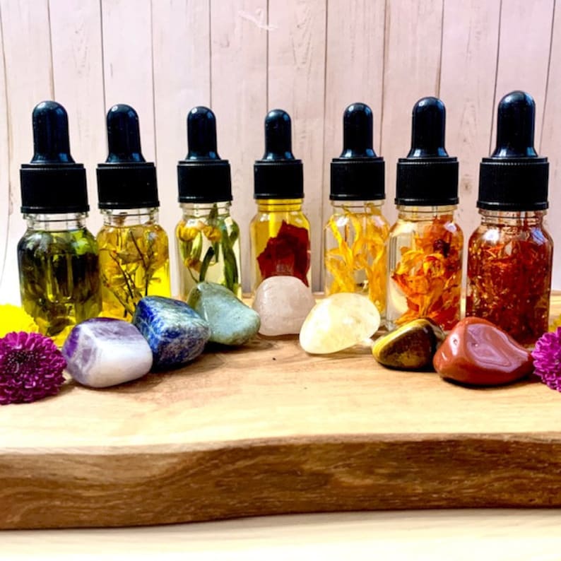 Conjunto de cristales de 7 chakras para la sanación y el equilibrio. imagen 2