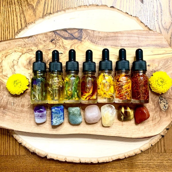 7 Piece Chakra Oil Set