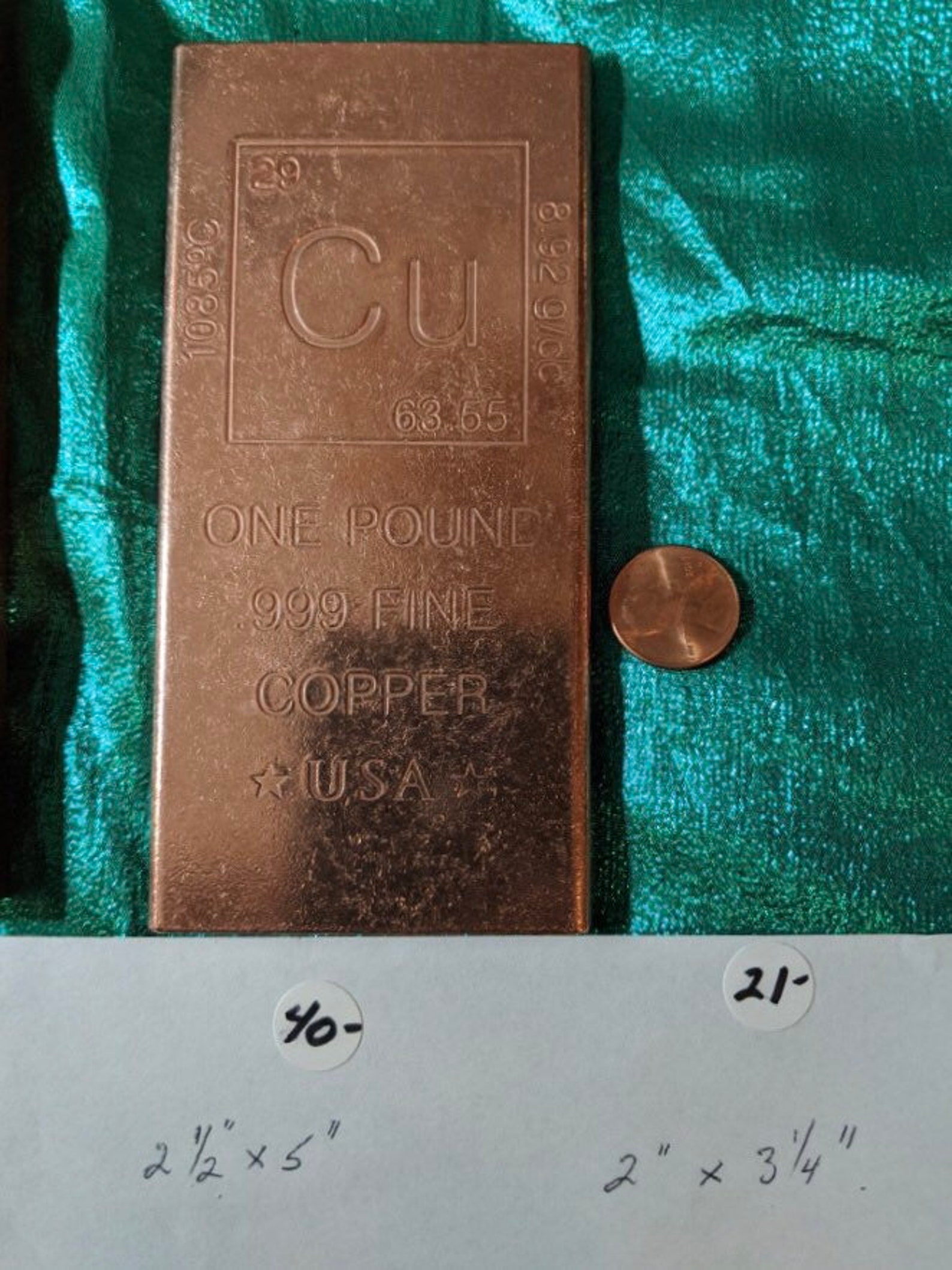 Copper Ingot pure copper solid copper Michigan copper Etsy