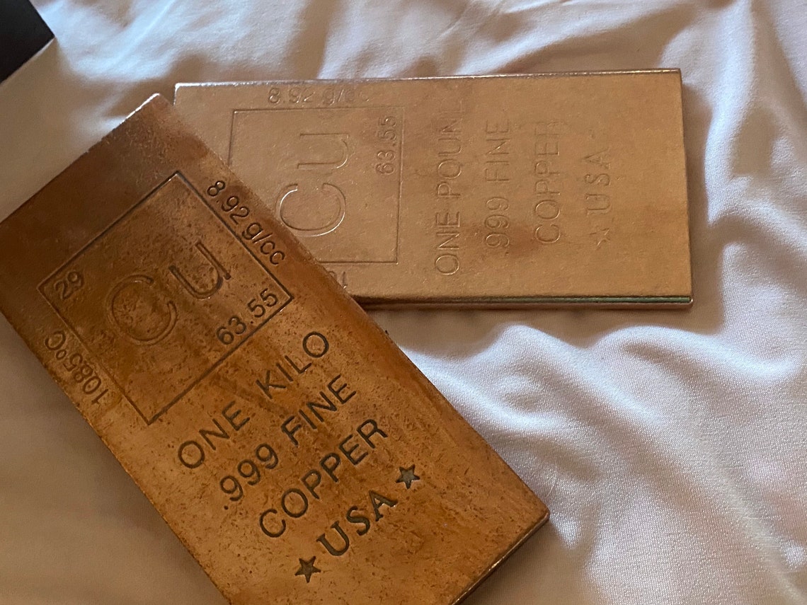 Copper Ingots pure copper Michigan copper copper solid Etsy