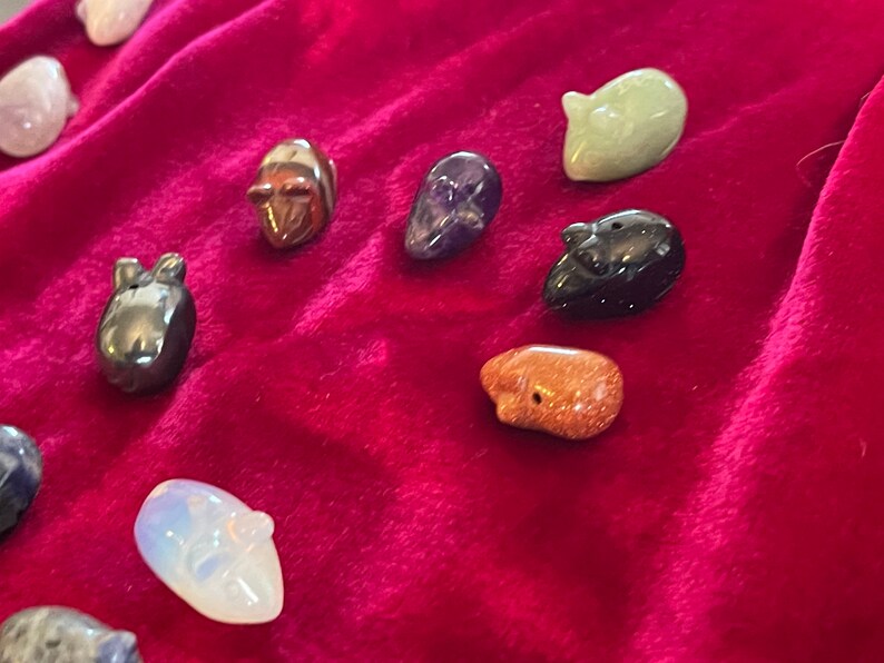 NEW SHIPMENT Crystal Carving Crystal Carving Crystal Mice Etsy