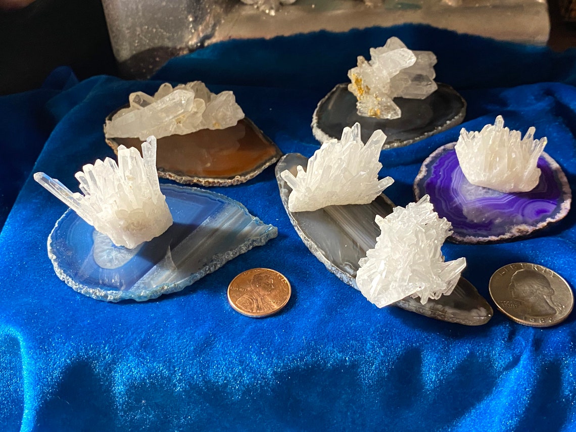 Crystal Cluster Needle Point needle crystal needle cluster Etsy