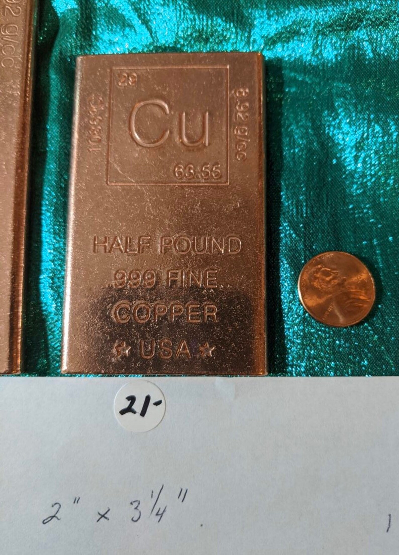 Copper ingot copper pure bar copper solid copper pure Etsy