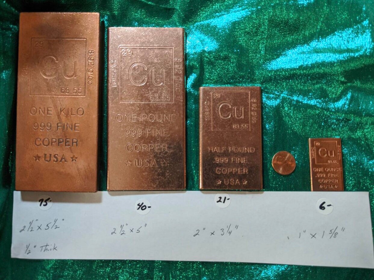 Copper Ingot pure copper solid copper Michigan copper Etsy