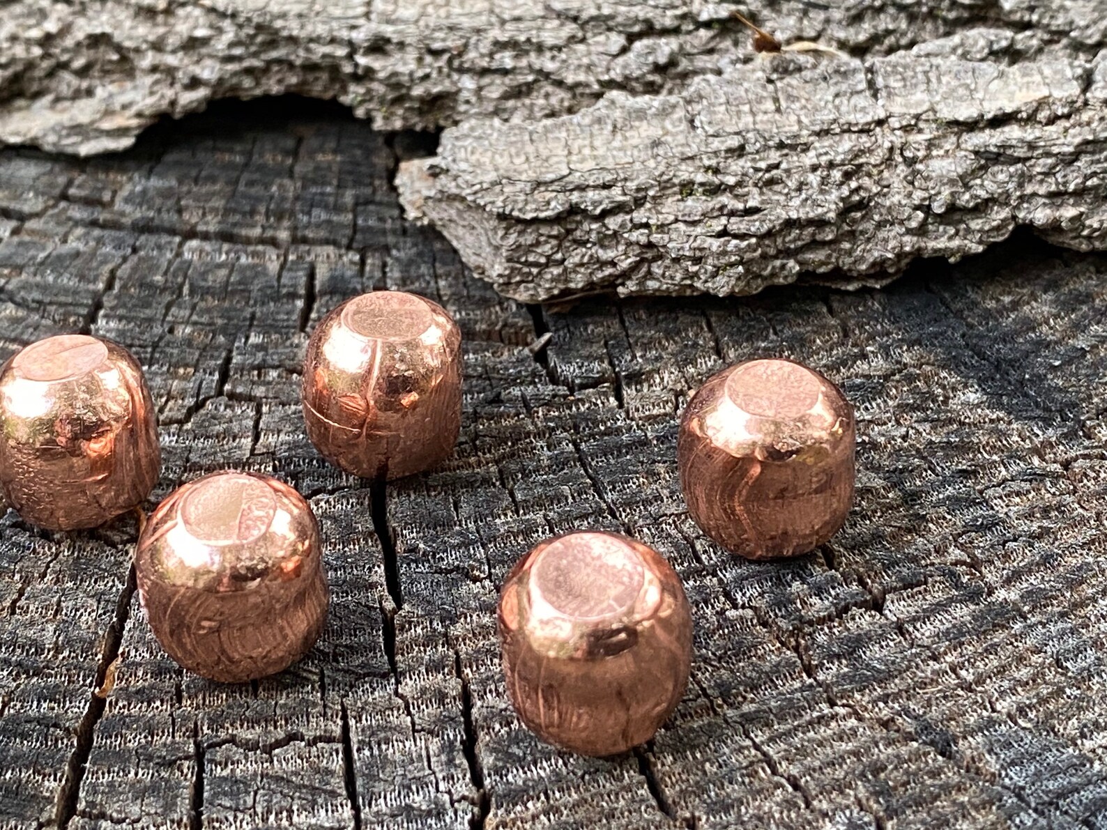 Copper Spheres Mini Spheres Copper Solid Michigan Copper Etsy