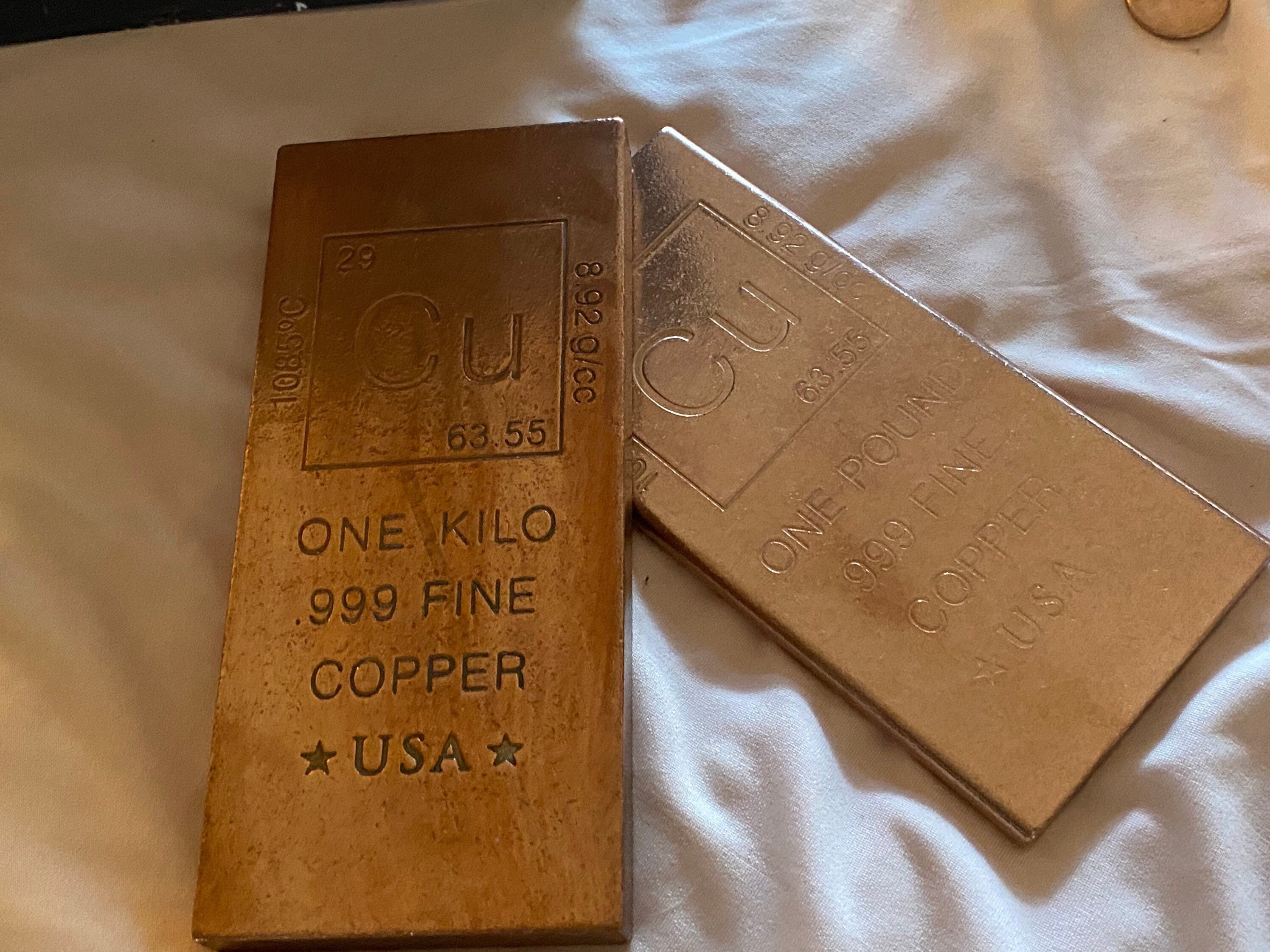 Copper ingot copper pure bar copper solid copper pure Etsy