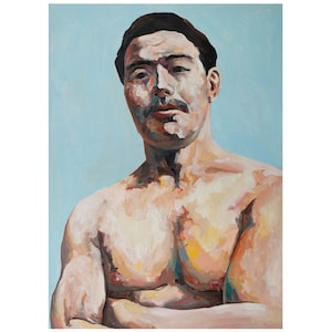 Mitsuyo Maeda / Conde Koma Portrait, Judoka, BJJ print, Martial Arts Poster, Brazilian Jiu Jitsu, Grappling