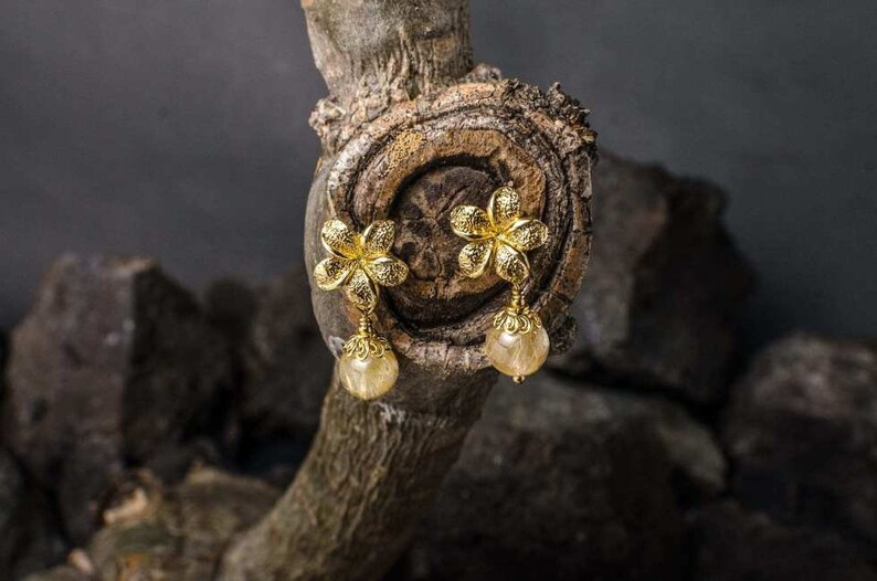 Flower Jepun Angels Earrings