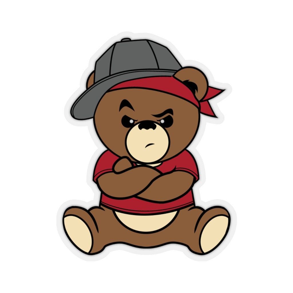 Cute teddy bear sticker bear stickers cute stickers MacBook | Etsy