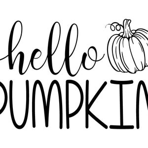 Magnolia Design Co.; Hello Pumpkin - 5x7 Reusable Adhesive Stencil