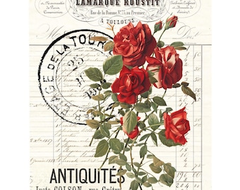 Magnolia Design Co.; Paris Antiques Rub on Transfer 8.5x11