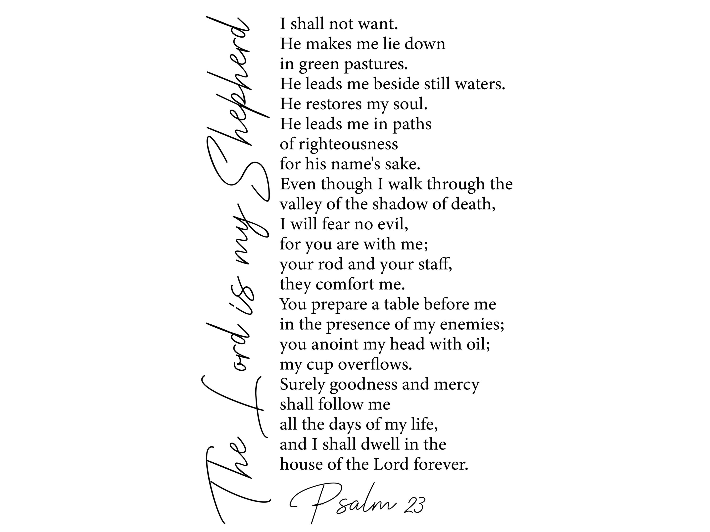 Salmo 23 (Psalm 23) on Behance