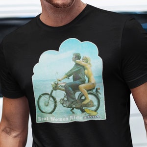 Vintage Real Woman Ride Honda T shirt