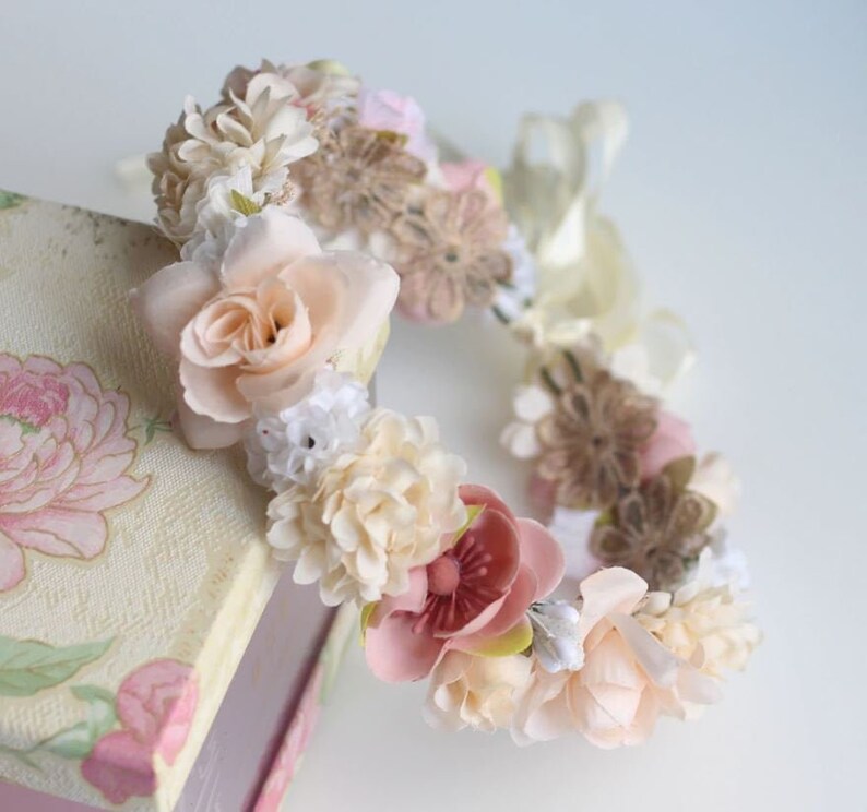 Boho Bridal Hair Wreath Boho Bridal Hair Wreath