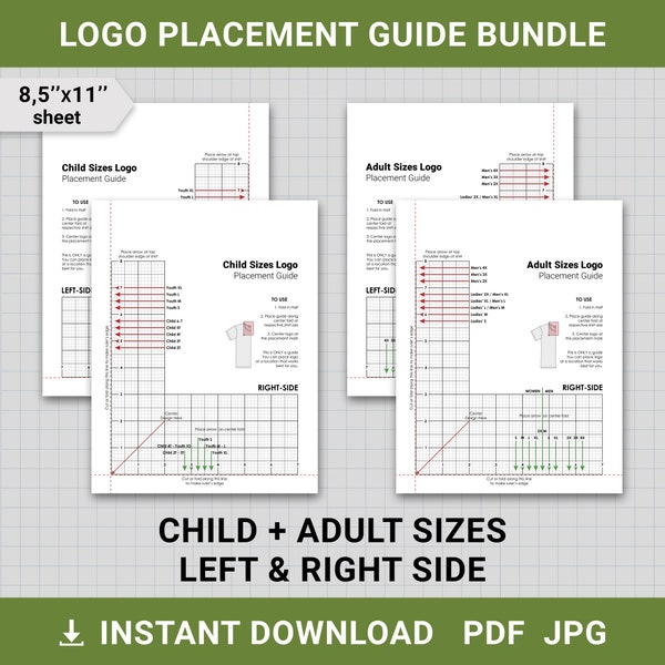 Logo Placement Guide.pdf Logo Placement Guide - Etsy