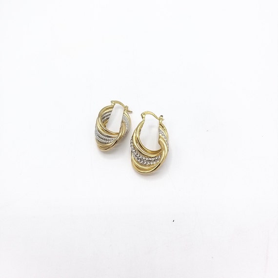 Chunky Hoop Earrings, Estate Jewelry, Old Hollywo… - image 6