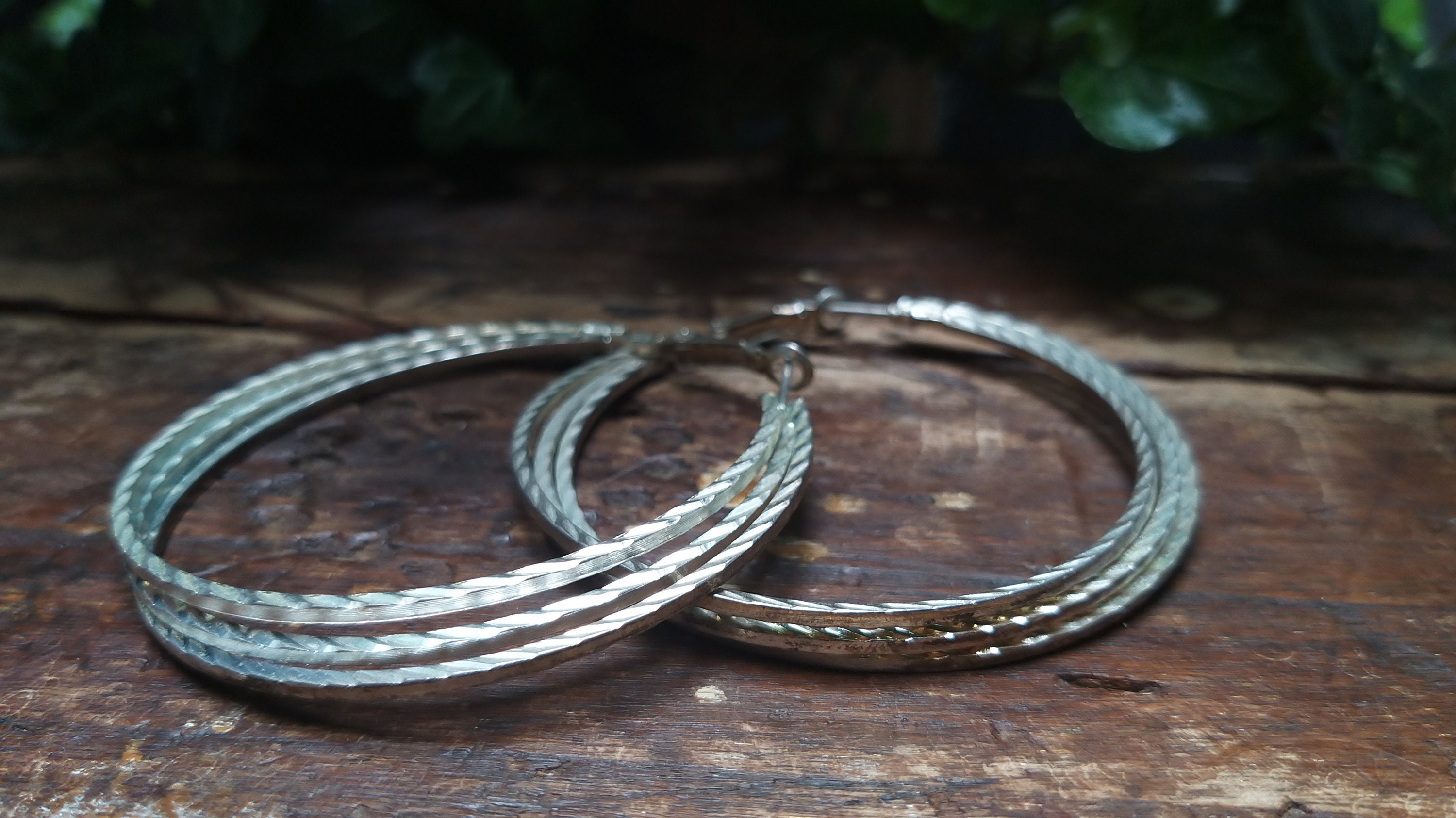Uniky Hoop Earrings in Silver main image 1