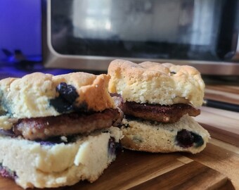 Gluten free Blueberry Biscuits