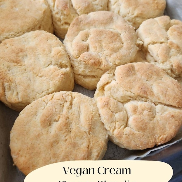 Vegan Cream Cheese Biscuits