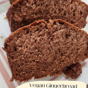 Vegan Gingerbread Loaf Bread