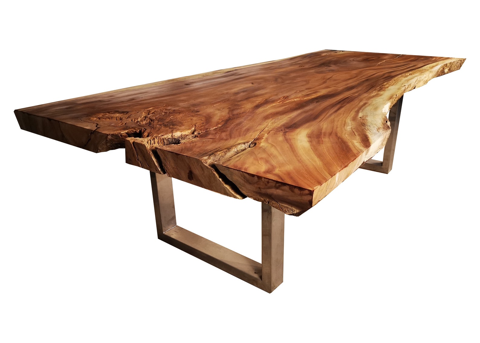 MonkeyPod Live Edge Dining Table 99 x 534544 Etsy