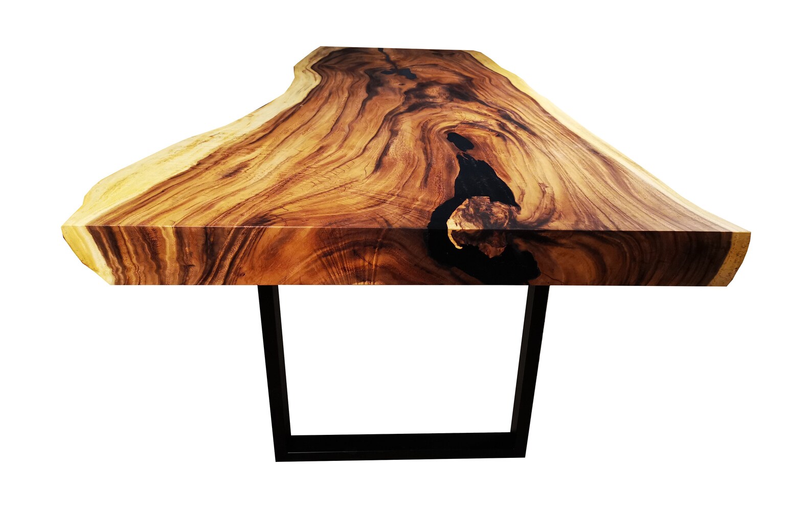 Monkey Pod Live Edge Dining Table 110 x 40 with Etsy