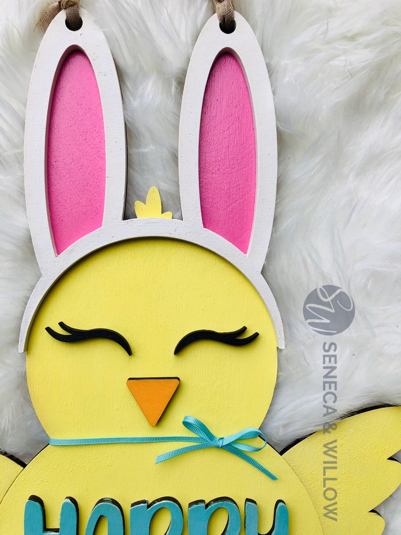 Happy Easter Bunny Chick SVG Easter Glowforge Cut File - Etsy Happy Easter Bunny Chick SVG Easter Glowforge Cut File - Etsy