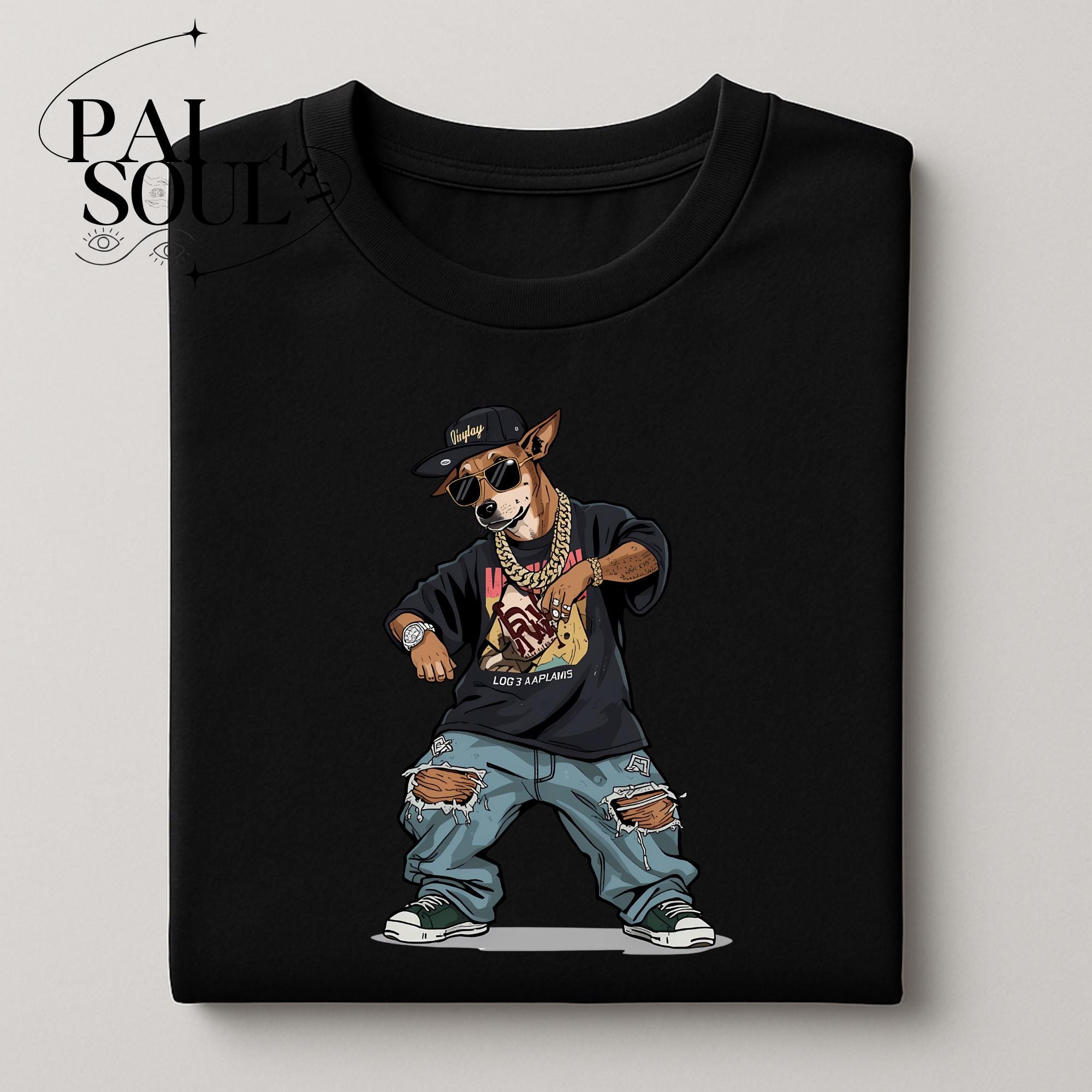 Funny Rapper Dog Clipart: 90s Hip Hop PNG Design - Etsy UK