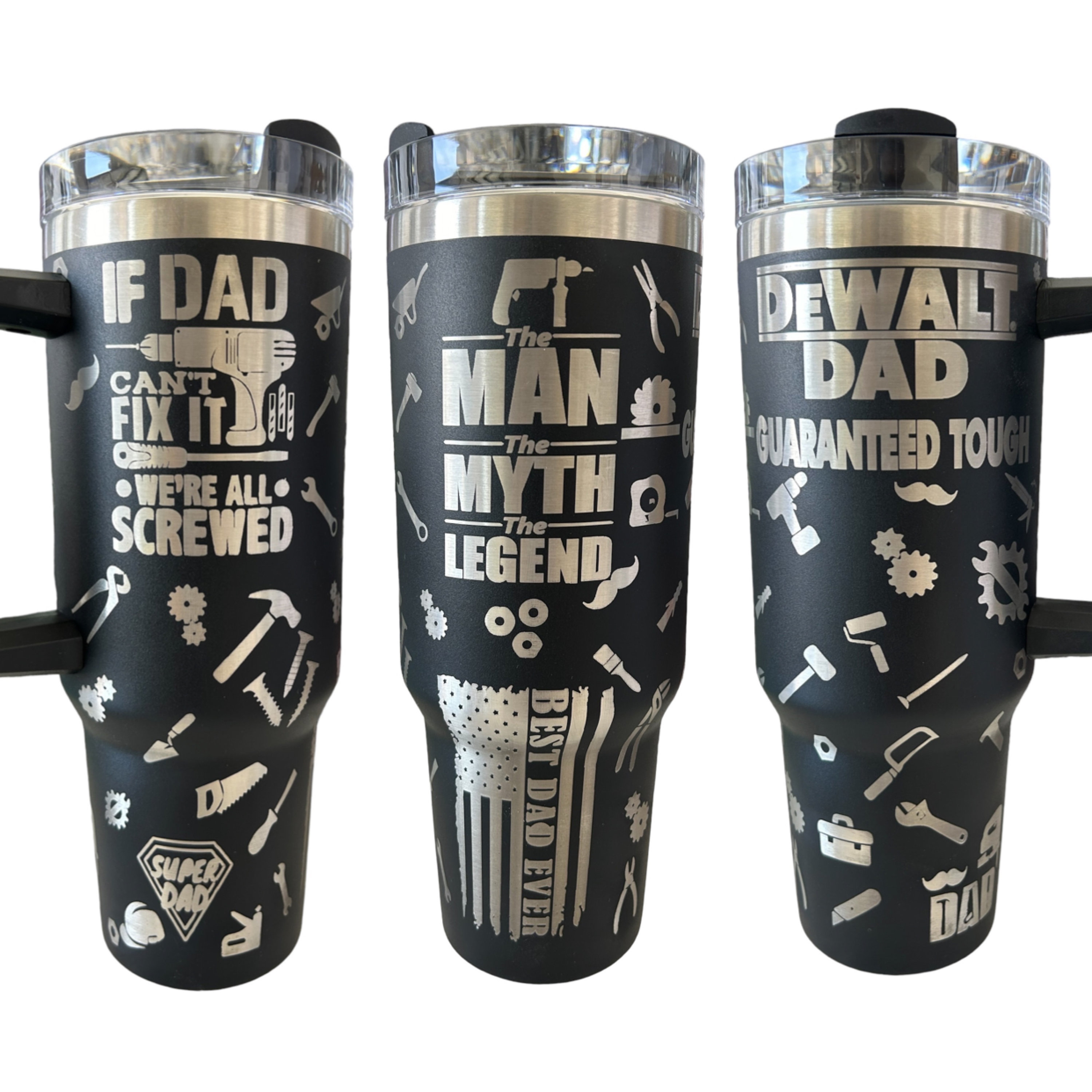 Dewalt Dad, Worlds Greatest Dad 40oz Tumbler. - Etsy