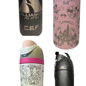 Personalisierte Laser gravierte 24 Unzen Owala Becher. Designe dein eigenes. Laser graviert.