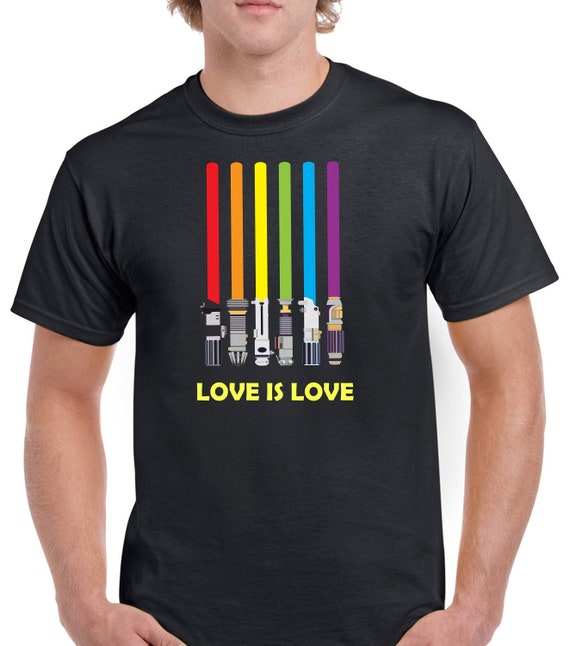 lightsaber pride shirt