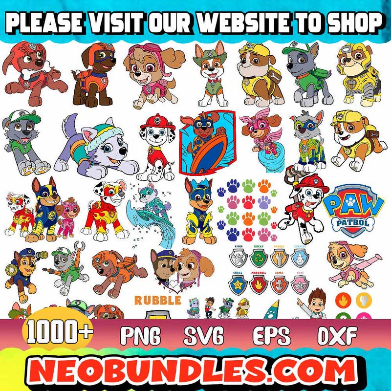 Paw Patrol Svg Layered - Etsy