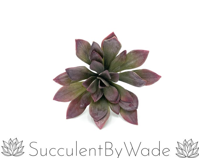 Faux Succulent Pick - Echeveria