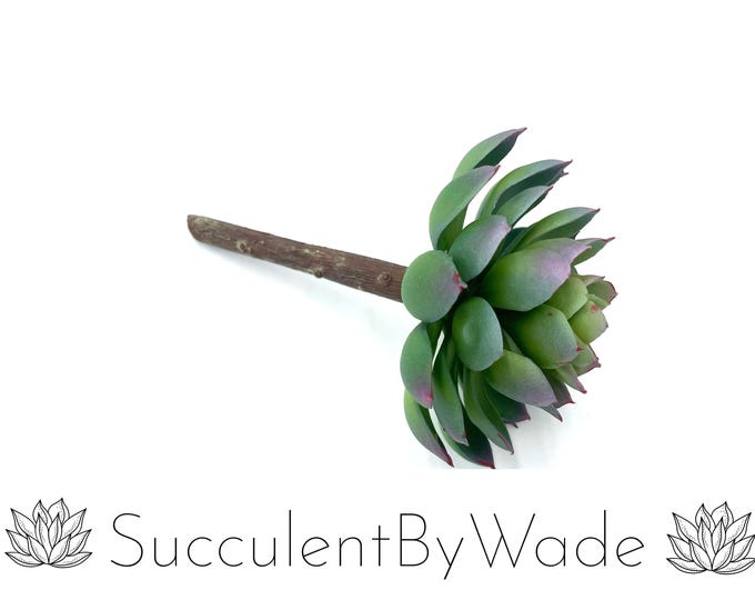 Faux Succulent Pick - Echeveria