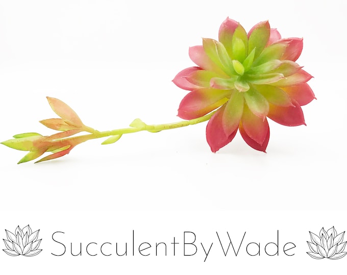 Faux Succulent Pick - Echeveria