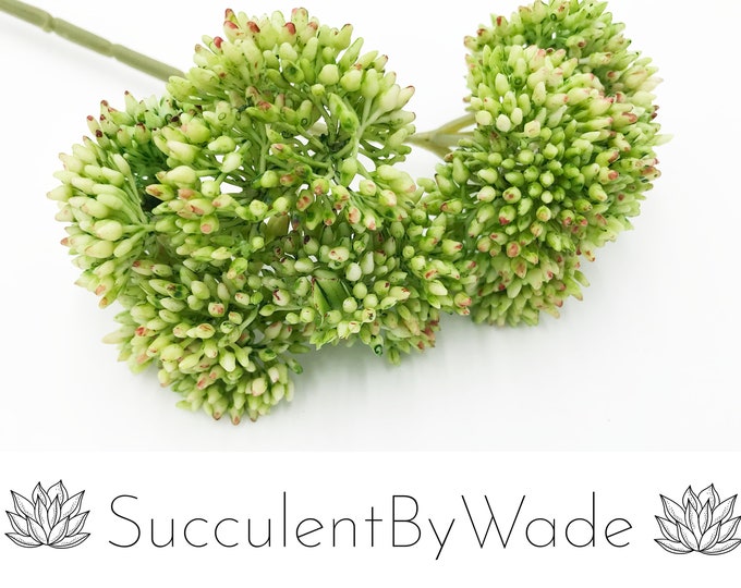 Faux Succulent Pick - Sedum