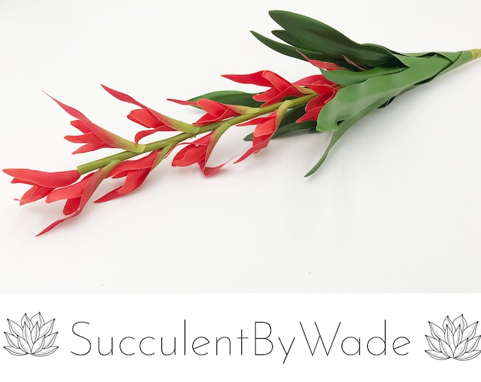 Faux Tropical Pick - Bromeliad