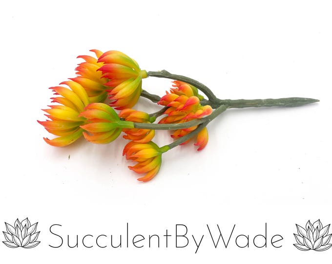 Faux Succulent Pick - Aeonium