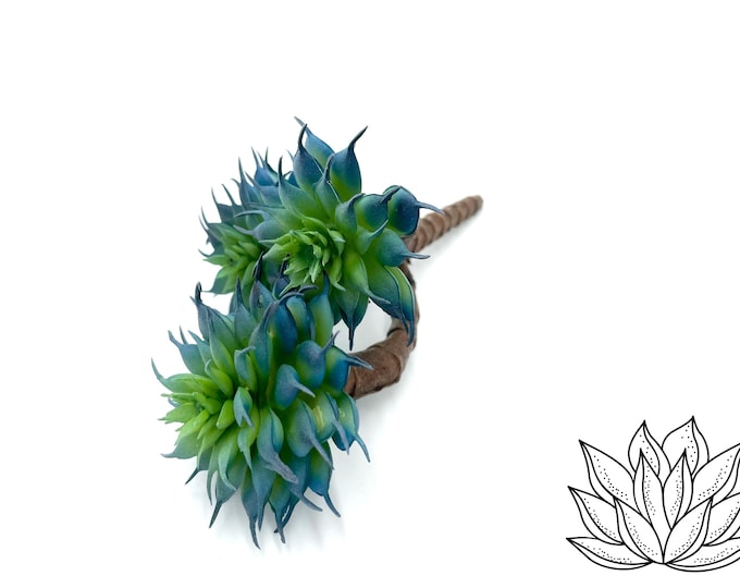 Faux Succulent Pick - Chinese Echeveria